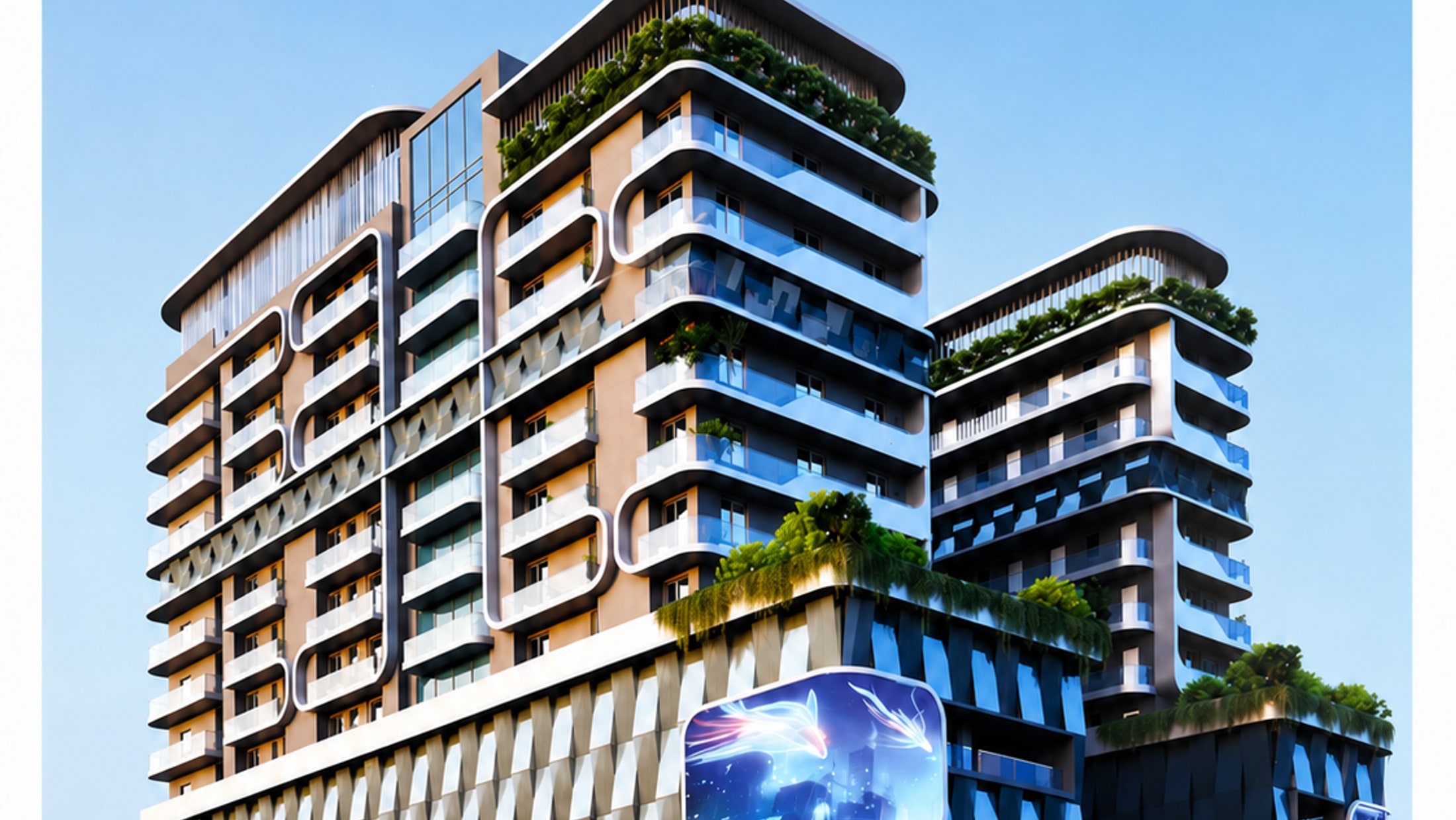 Artistic impression of the Delta Square One elevation